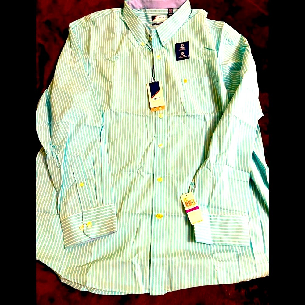 Izod Performx 2XL Blue radiance  dress shirt